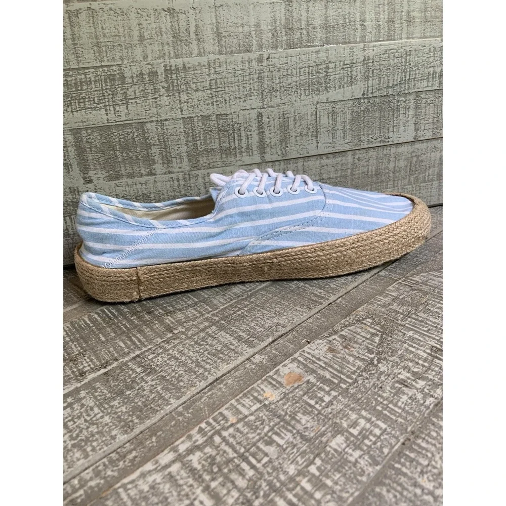 Vans Authentic Espadrille Shoes Size US Men's 8.5 Women's Size 10 Sneakers Blue